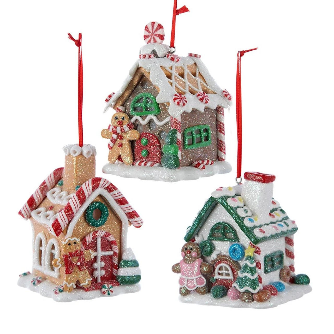 Snowy Gingerbread House Ornament