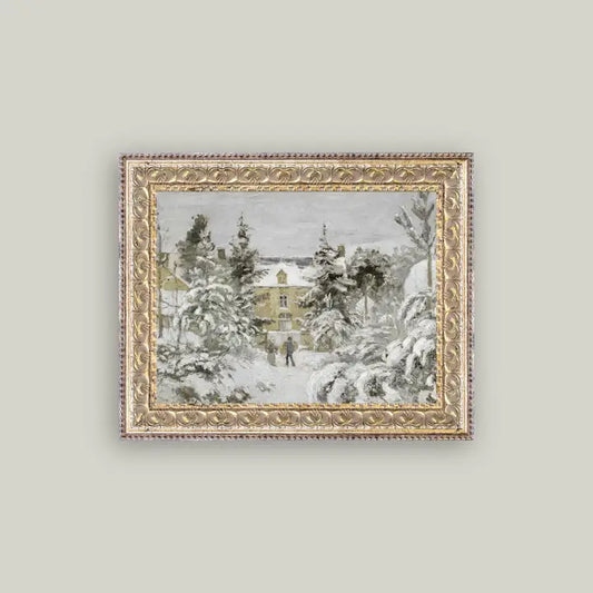 Snowy Stroll Art - 8x10