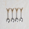 Gilded Deer Spoon, Set of 4