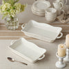 Perlette Cream Medium Rectagular Baker 14in x 8.75in