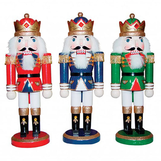 10" Nutcracker Kings, Set of 3