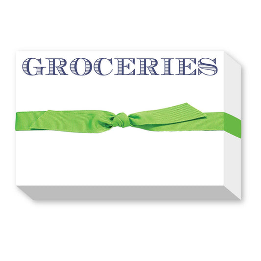 GROCERIES BIG & BOLD NOTEPAD