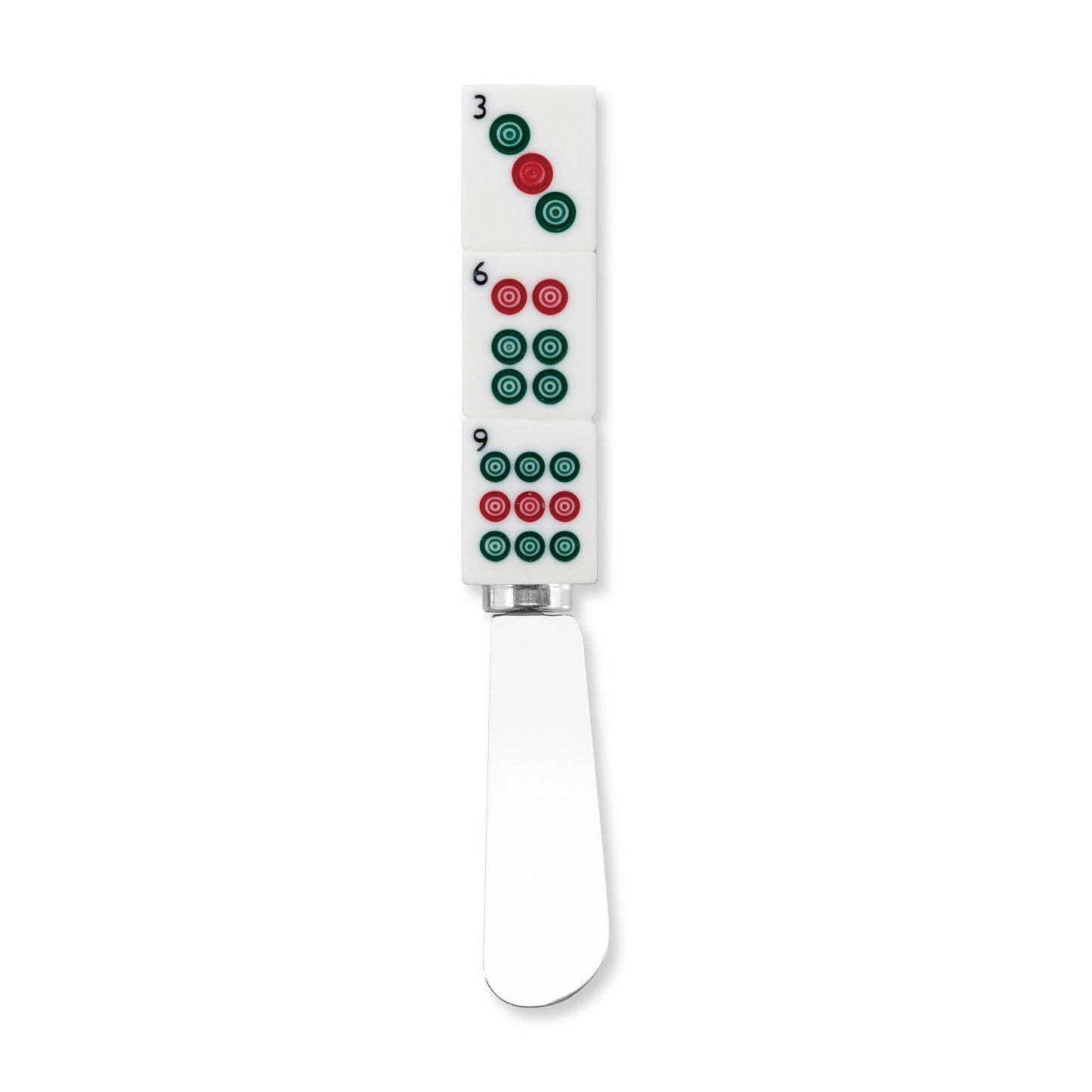 Mahjong Bam Dot Crack Cheese Spreader