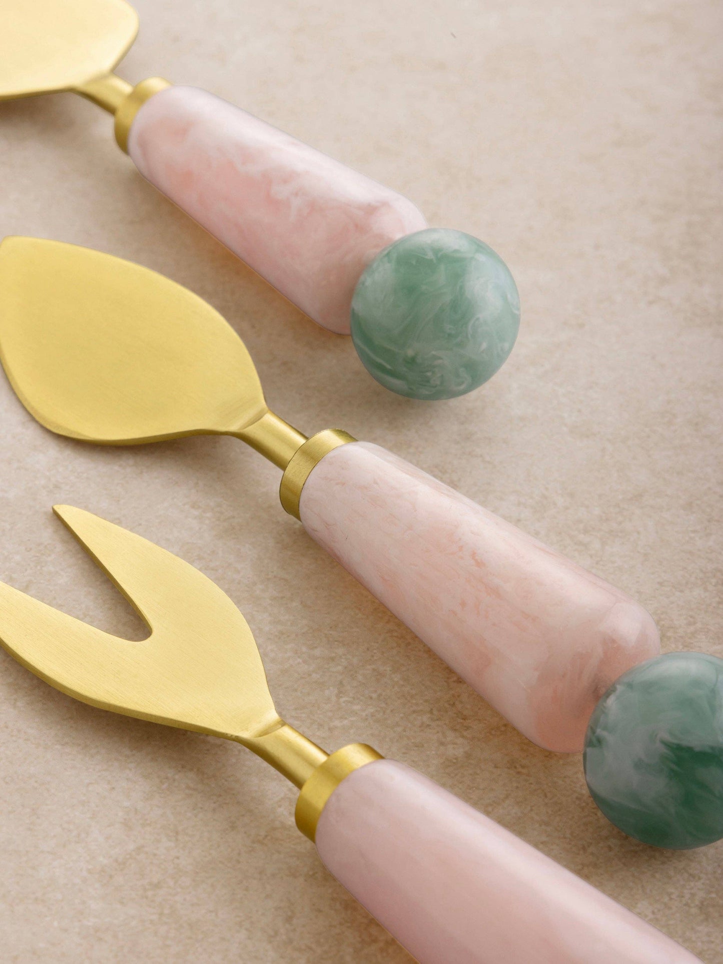 Copenhagen Sculpted Cheese Knives Set