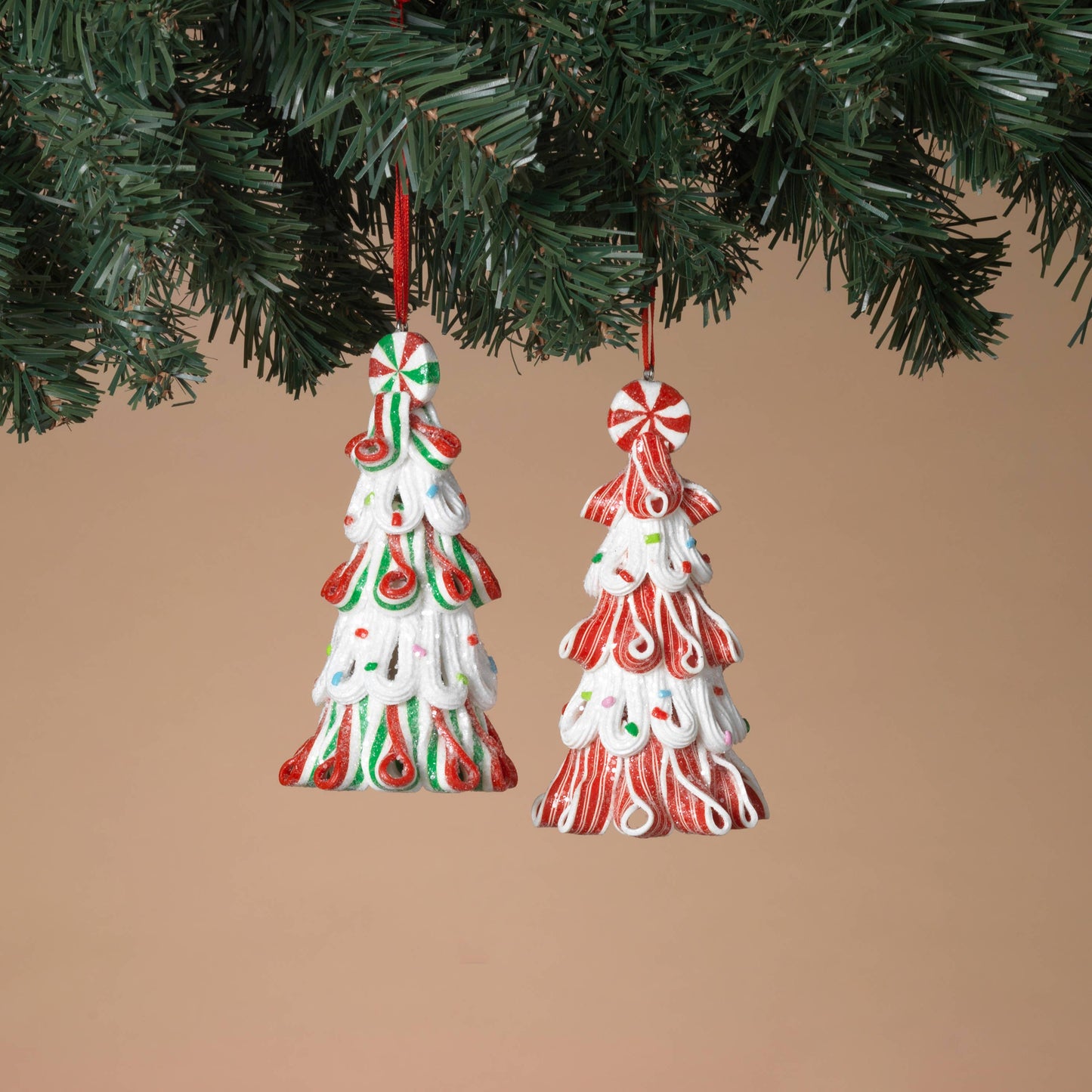 5"H Clay Dough Candy Tree Ornament