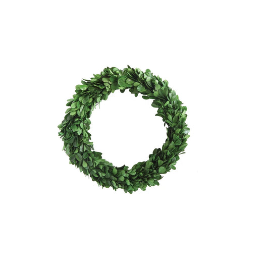 Preserved Boxwood Wreath - 10 Inch Dia.
