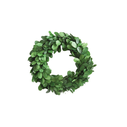 Preserved Boxwood Wreath - 6 Inch Dia.