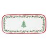 Christmas Tree Melamine Rectangle Tray -15"