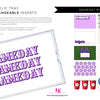 Gameday Purple Tray Inserts