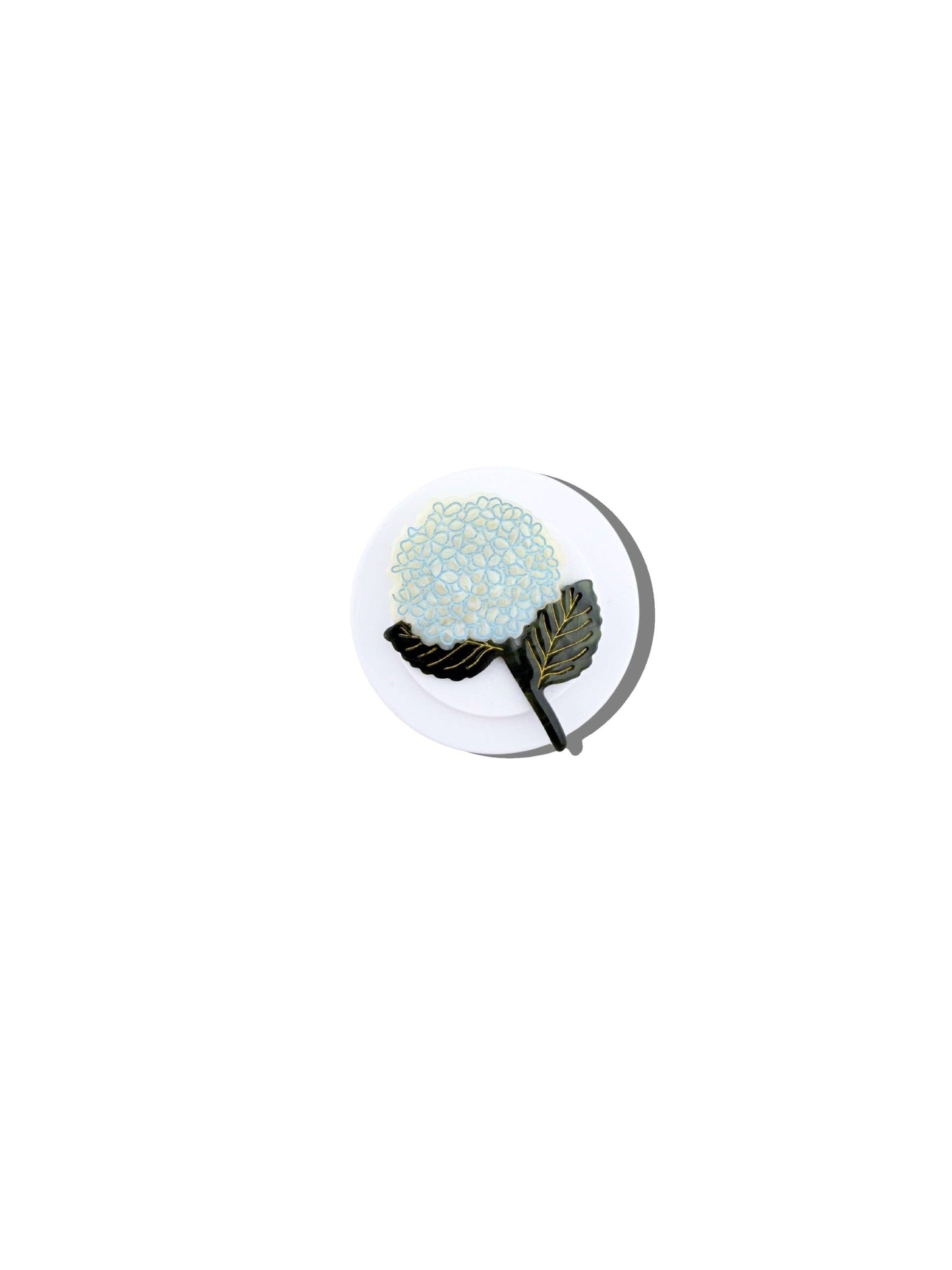 Hand-painted Hydrangea GripCharm
