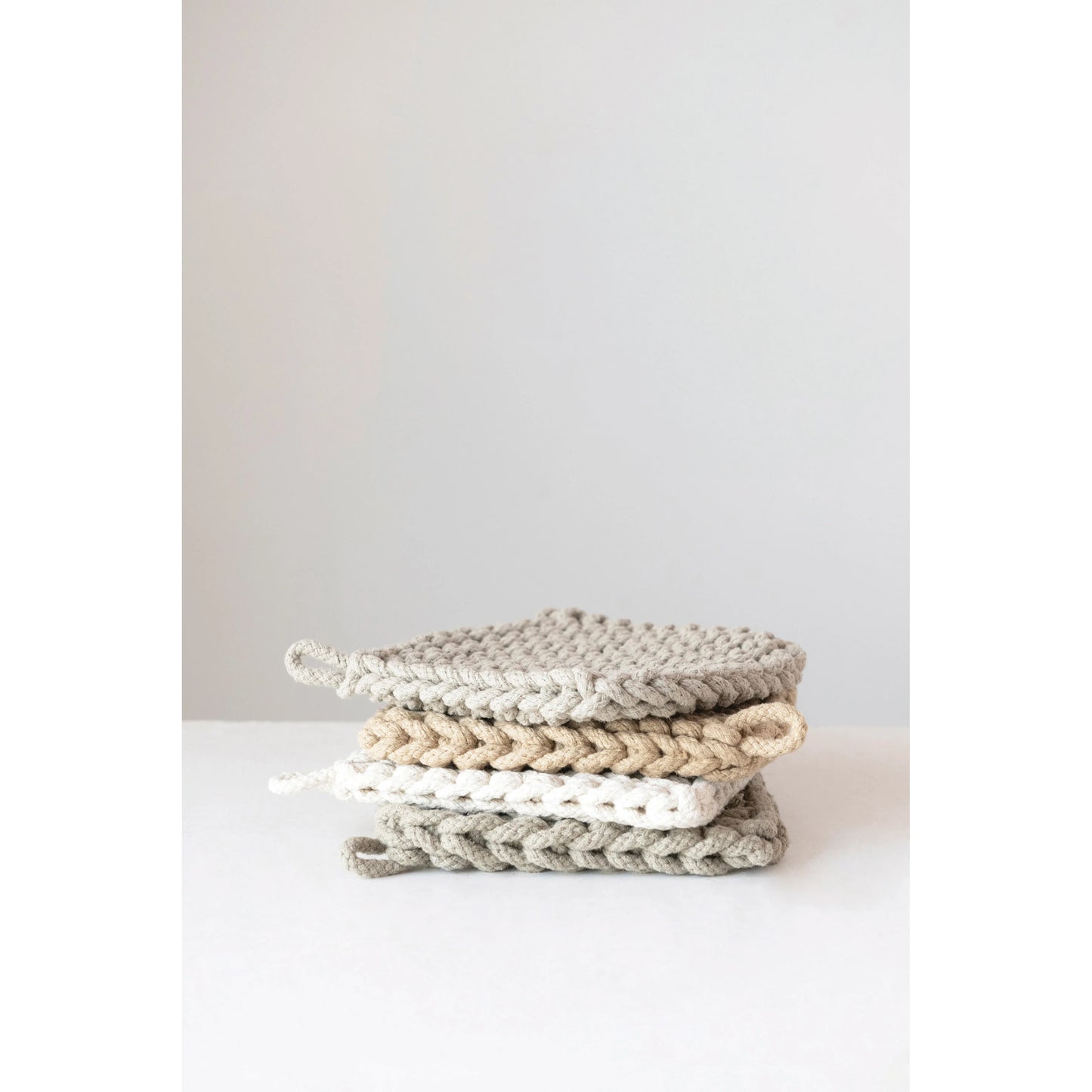 Cotton Hand Woven Pot Holder