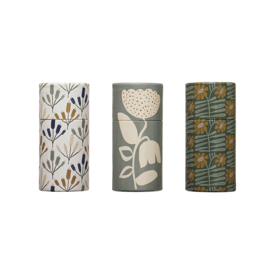 Safety Matches in Tube, Flowers