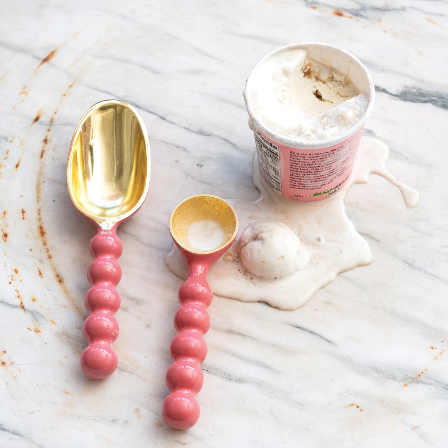Enameled Aluminum Ice Cream Scoop - Thumbnail 2