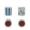 Stoneware Toothpick/ Matchstick Holder w/ Striker
