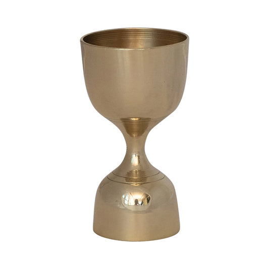 1 oz.-2 oz. Brass Double Sided Cocktail Jigger