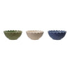 Stoneware Bowl w/ Scalloped Edge