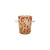 Confetti Glass Ice Bucket w/ Handles 3.5 Qt.