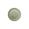 Stoneware Fluted Plate- Sage Green 8"