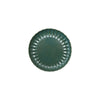 Stoneware Fluted Plate- Green 8"