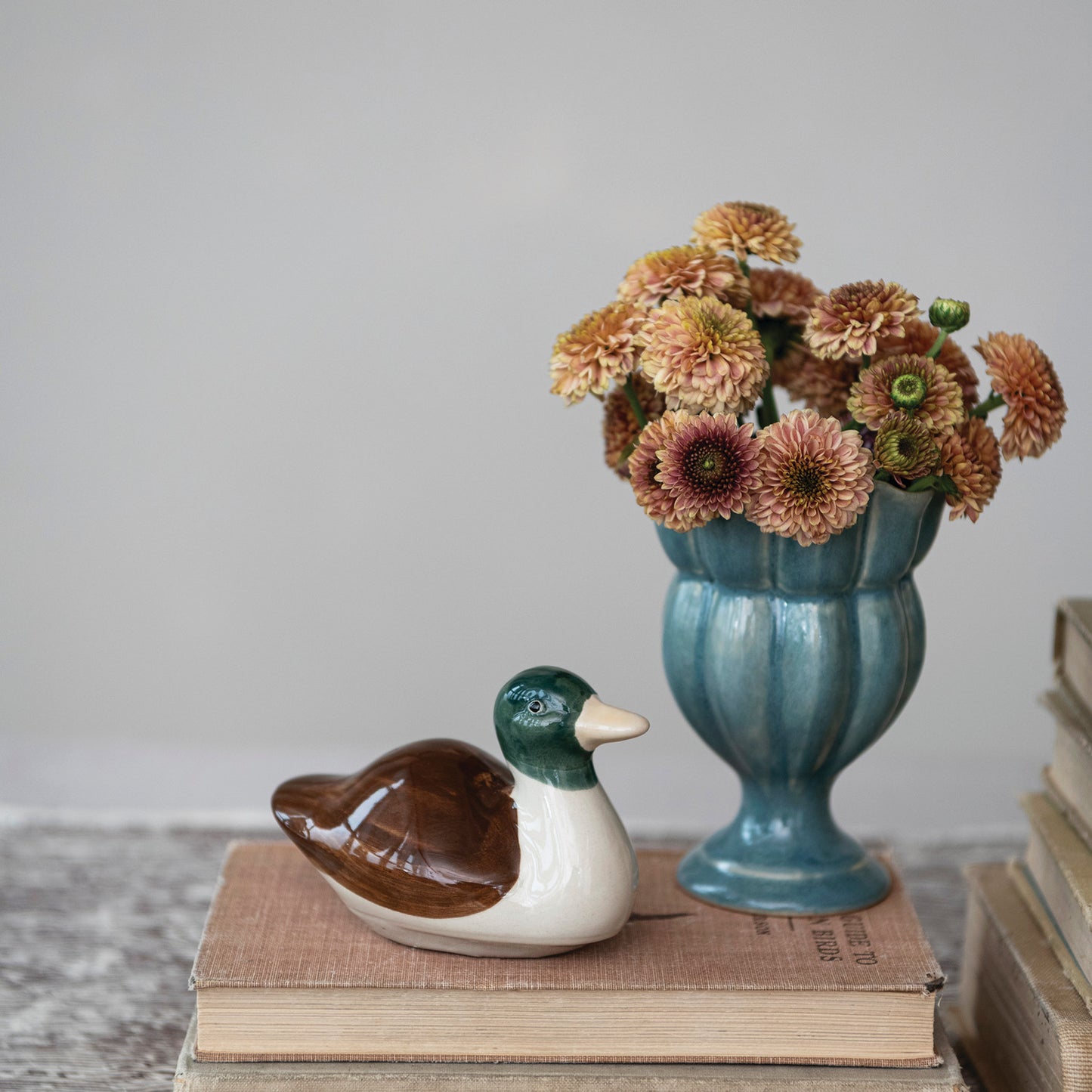 Stoneware Mallard Figurine