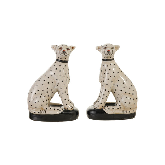 Hand-Painted Vintage Reproduction Cheetahs- S/2