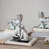 Hand-Painted Vintage Reproduction Cheetahs- S/2