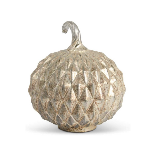 7.5" Diamond Cut Pumpkin