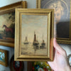 Vintage Style Sail Boat Ships painting Art Print
