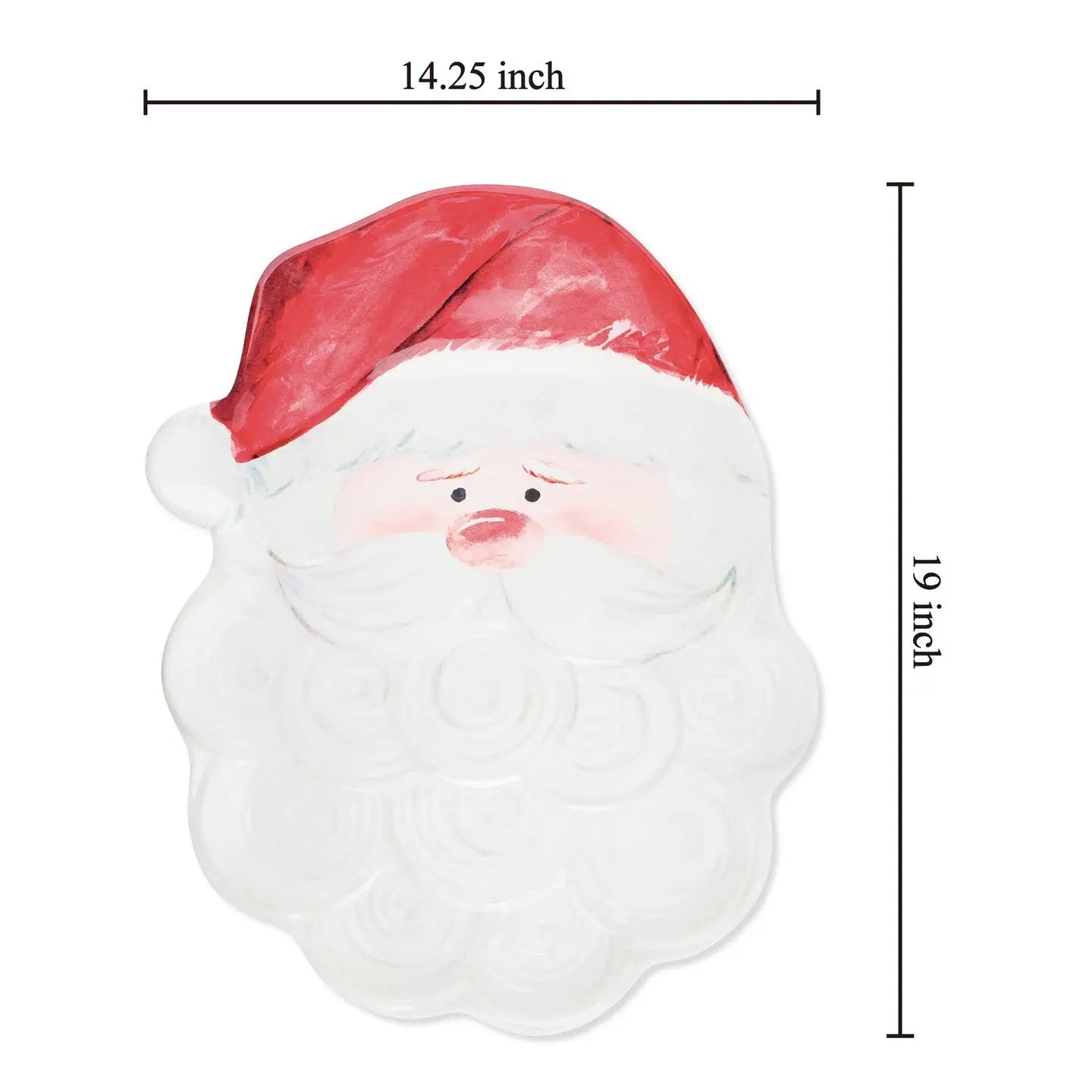 Santa Claus Melamine Serving Platter