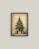 Christmas Tree with Presents Framed Art