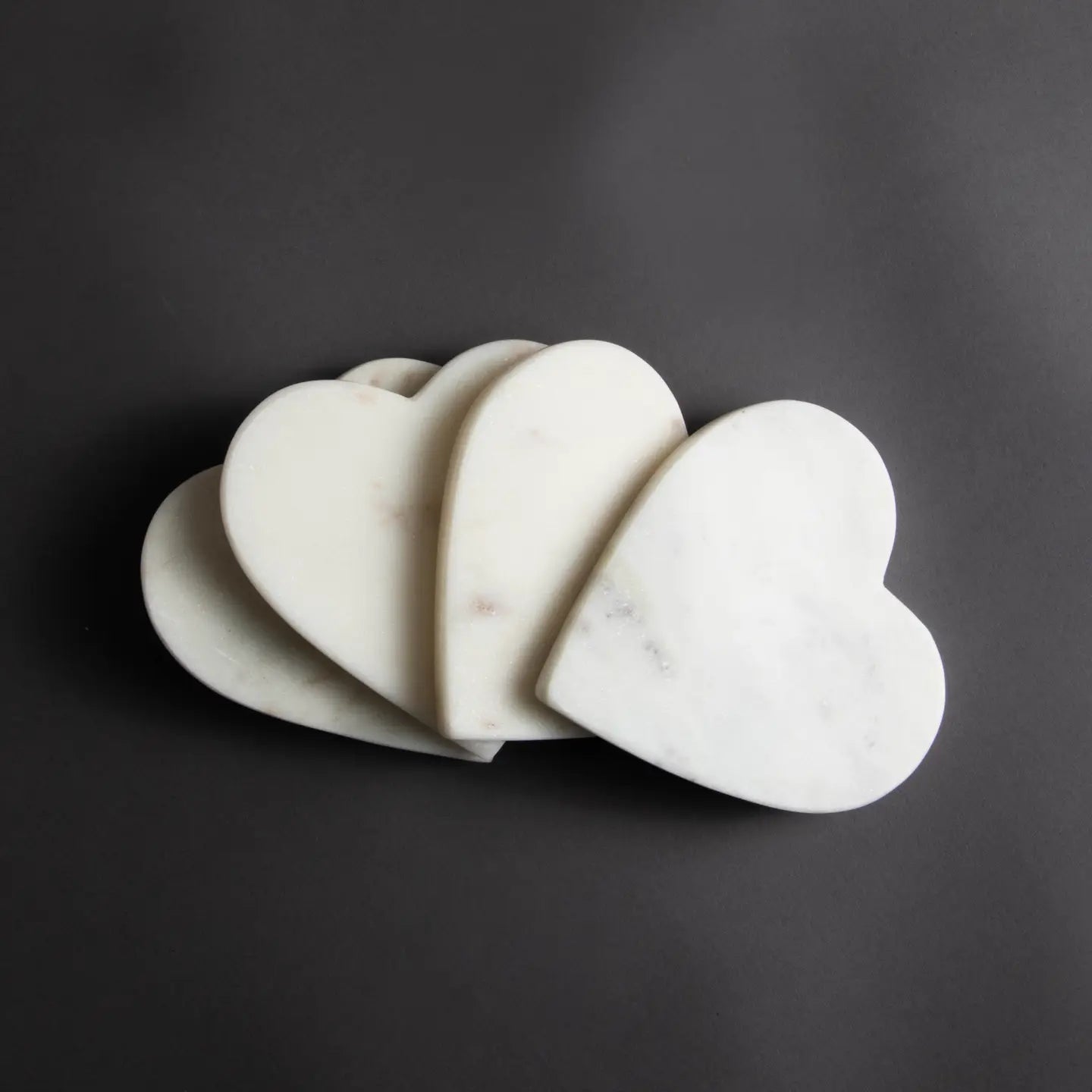 Heart Shaped Coasters, Set of 4