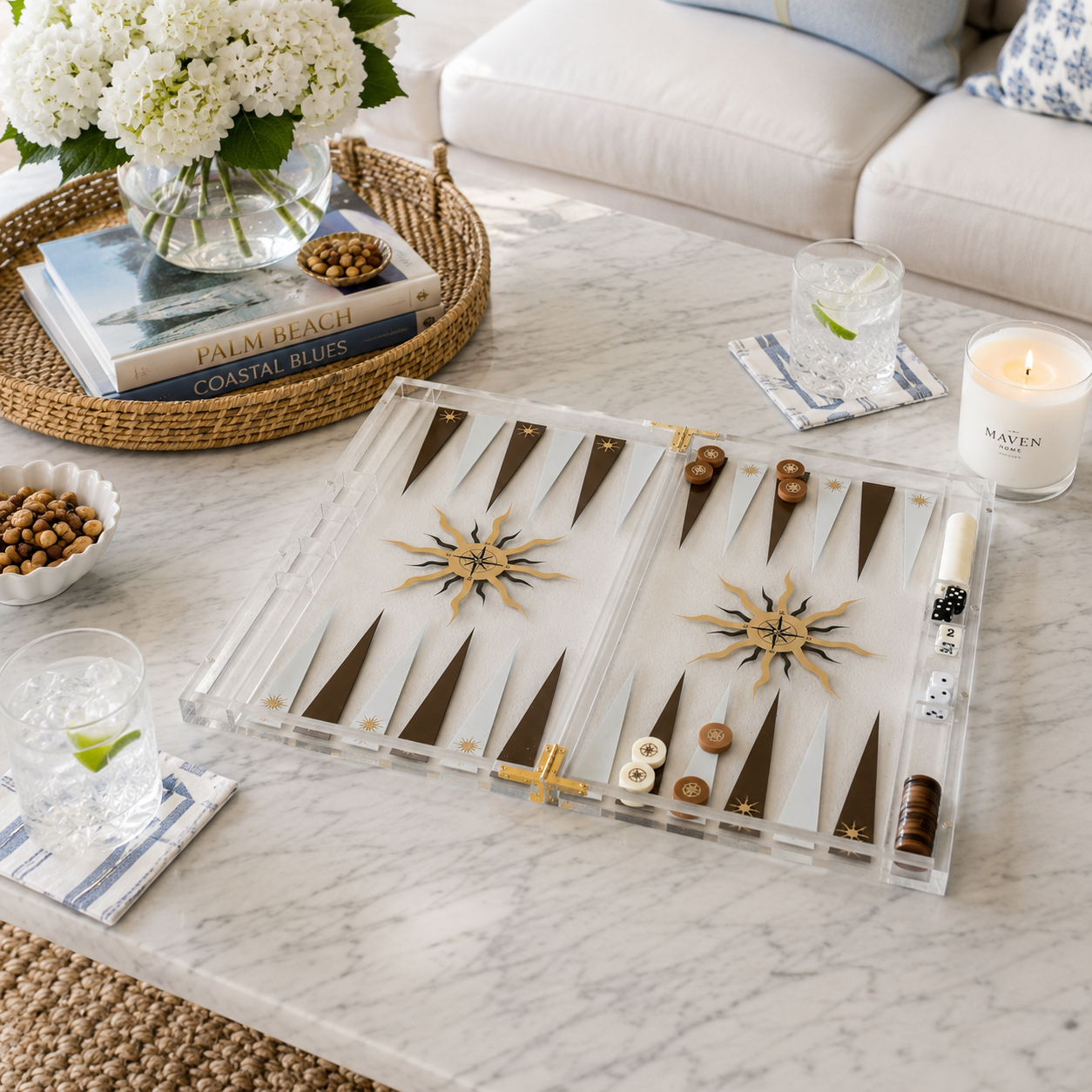Game, Backgammon, Compass