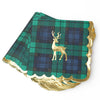 Blackwatch Plaid Gold Foil Beverage Napkins, 16-Ct