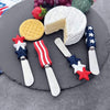American Flag Polyresin Cheese Spreader