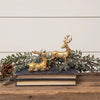 Mini Gold Deer Figurine, Set of 2