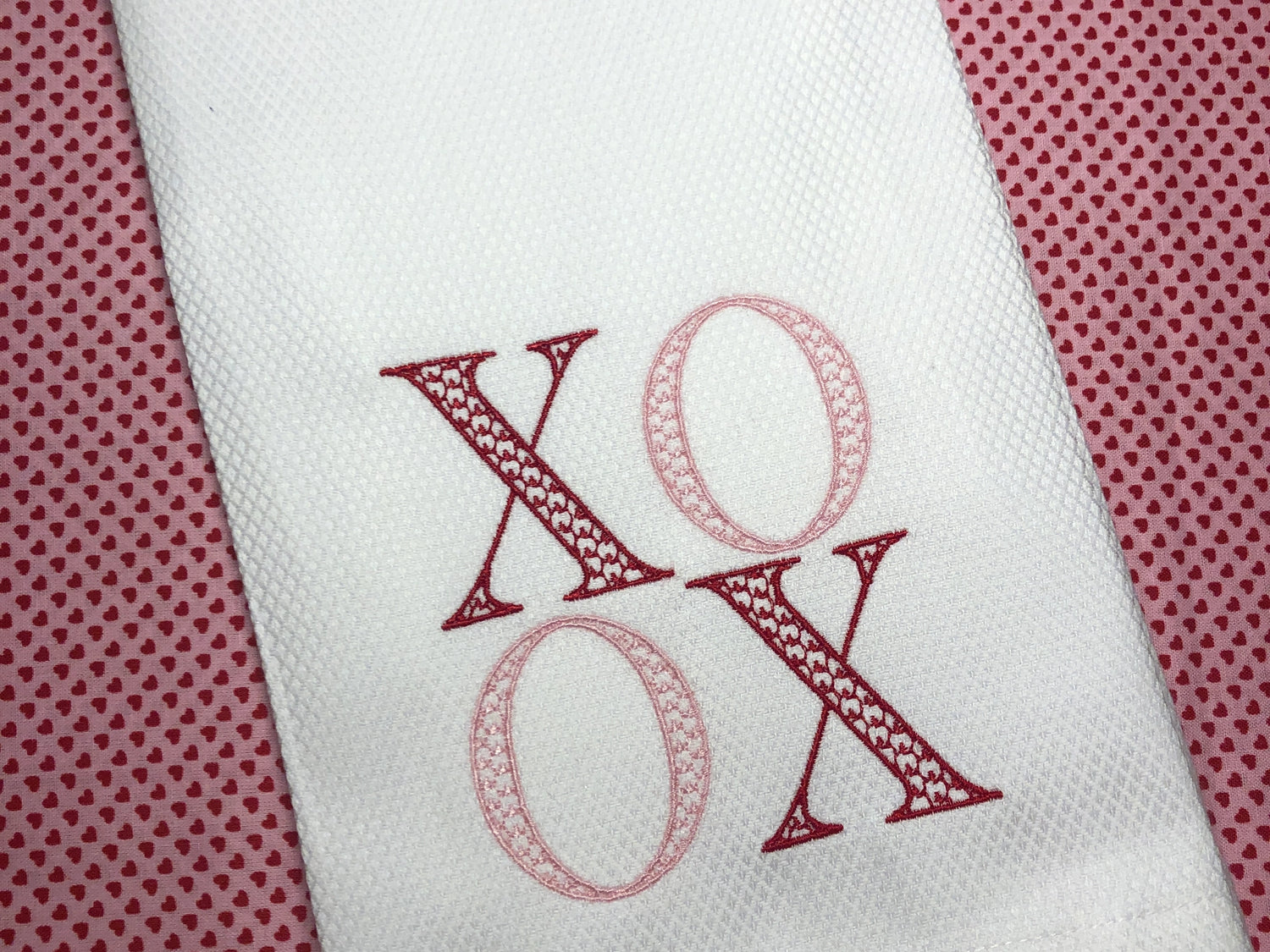 XOXO Huck Towel