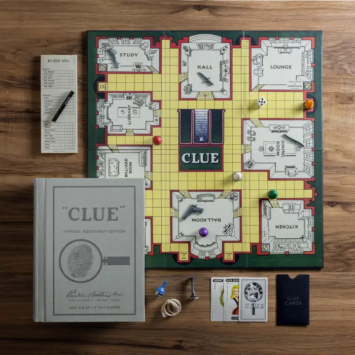 Vintage Bookshelf Edition Game - CLUE