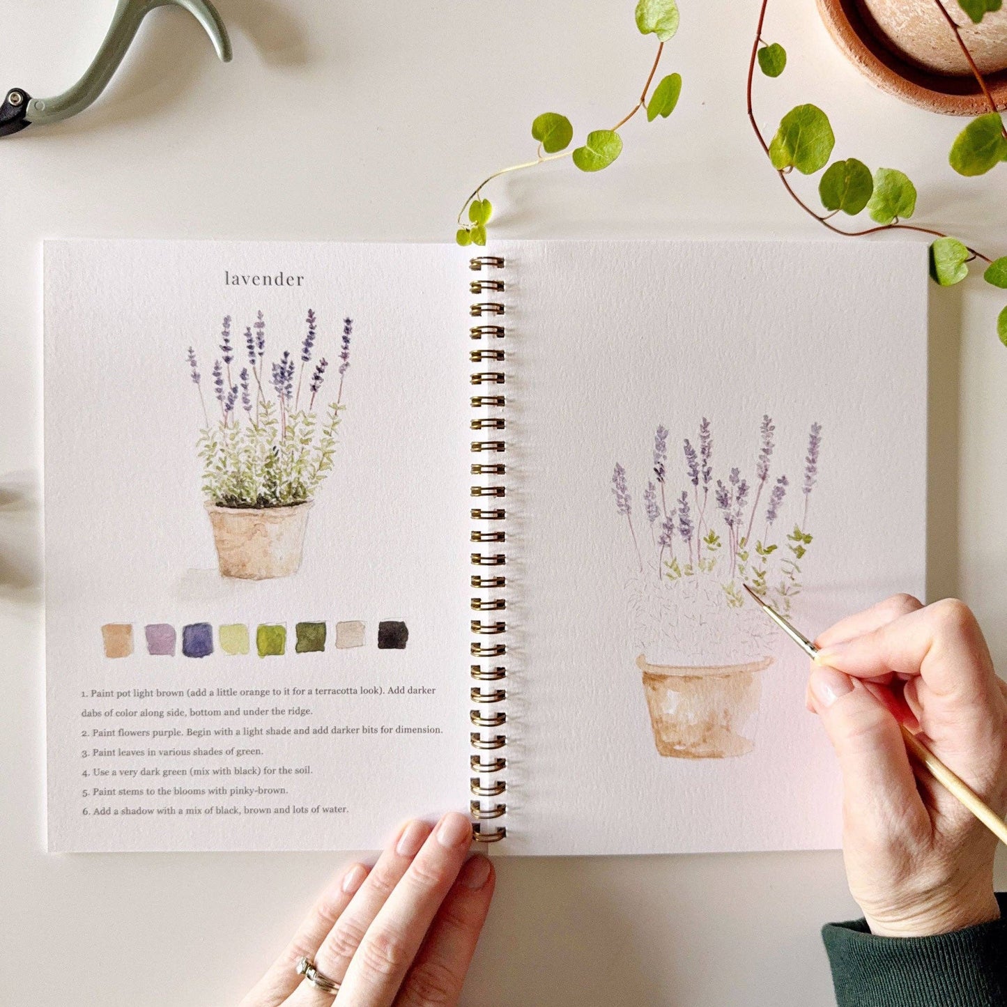 Watercolor Workbook - GARDEN