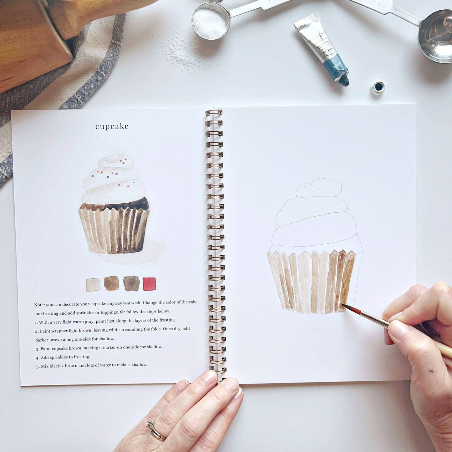 Baking - Watercolor Workbook