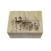 Canadian Goose Vintage Scrimshaw Bone Box