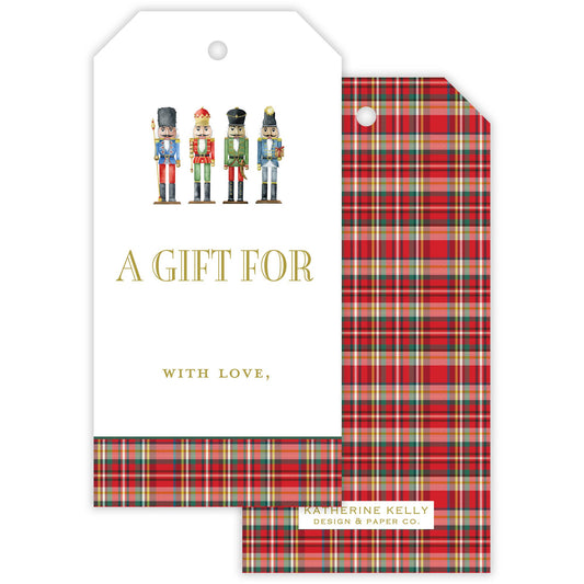 Nutcracker Fill-In Large Gift Tags