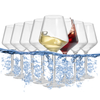 Unbreakable Stemmed Tritan Wine Glasses Set of 8