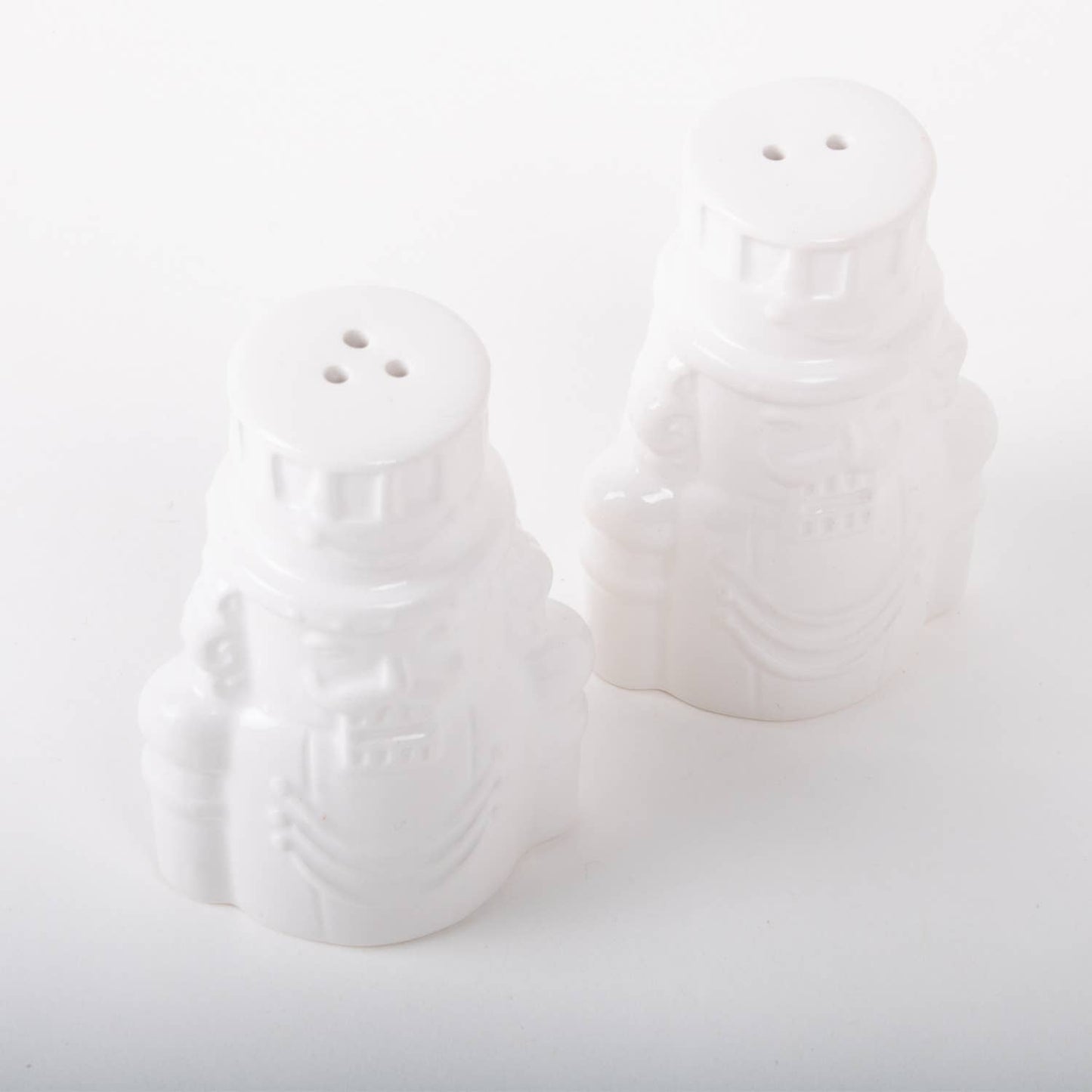 White Nutcracker Salt & Pepper Shaker Set