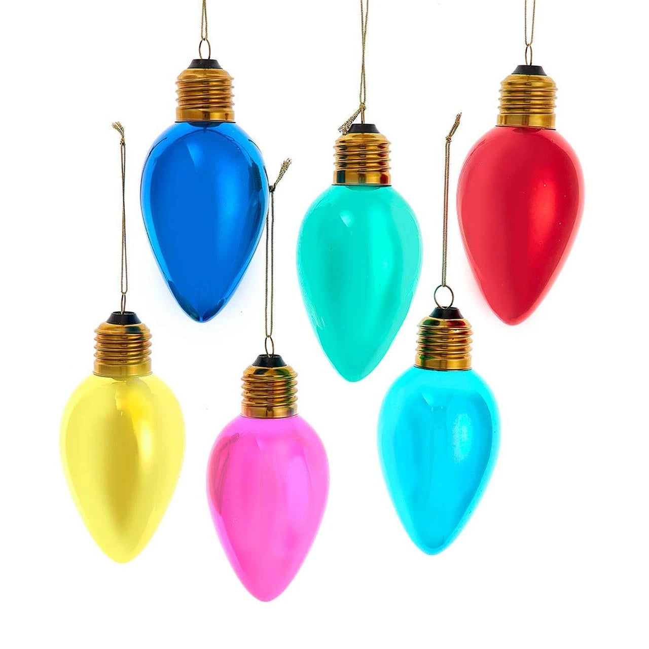 Colorful Bulb Ornaments