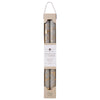 12" Decorative Taper 2pk: Stone w/ Gold