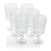 Victoria Clear Acrylic Goblet, S/6