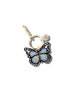 Baby Blue Monarch Butterfly Bag Charm + Keychain