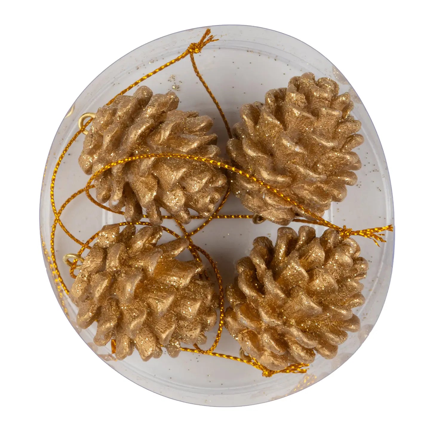 S/4 Pine Cone Ornaments