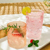 Rose Gold Old Fashion Glasses, Set of 6