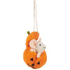 Pumpkin Mouse Critter Ornament